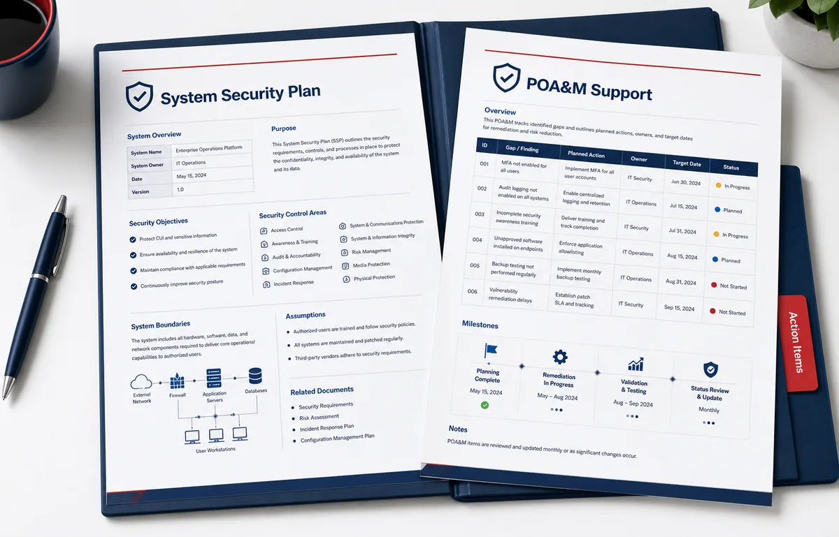 ComplianceAide SSP and POA&M support preview